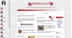 Desktop Screenshot of cavaliers.co.uk